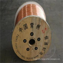 0.10mm-4.0mm CCS Copper Clad Steel Wire in Wooden Drum